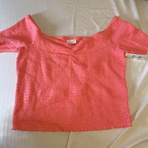 Abound Smocked Off the Shoulder Top